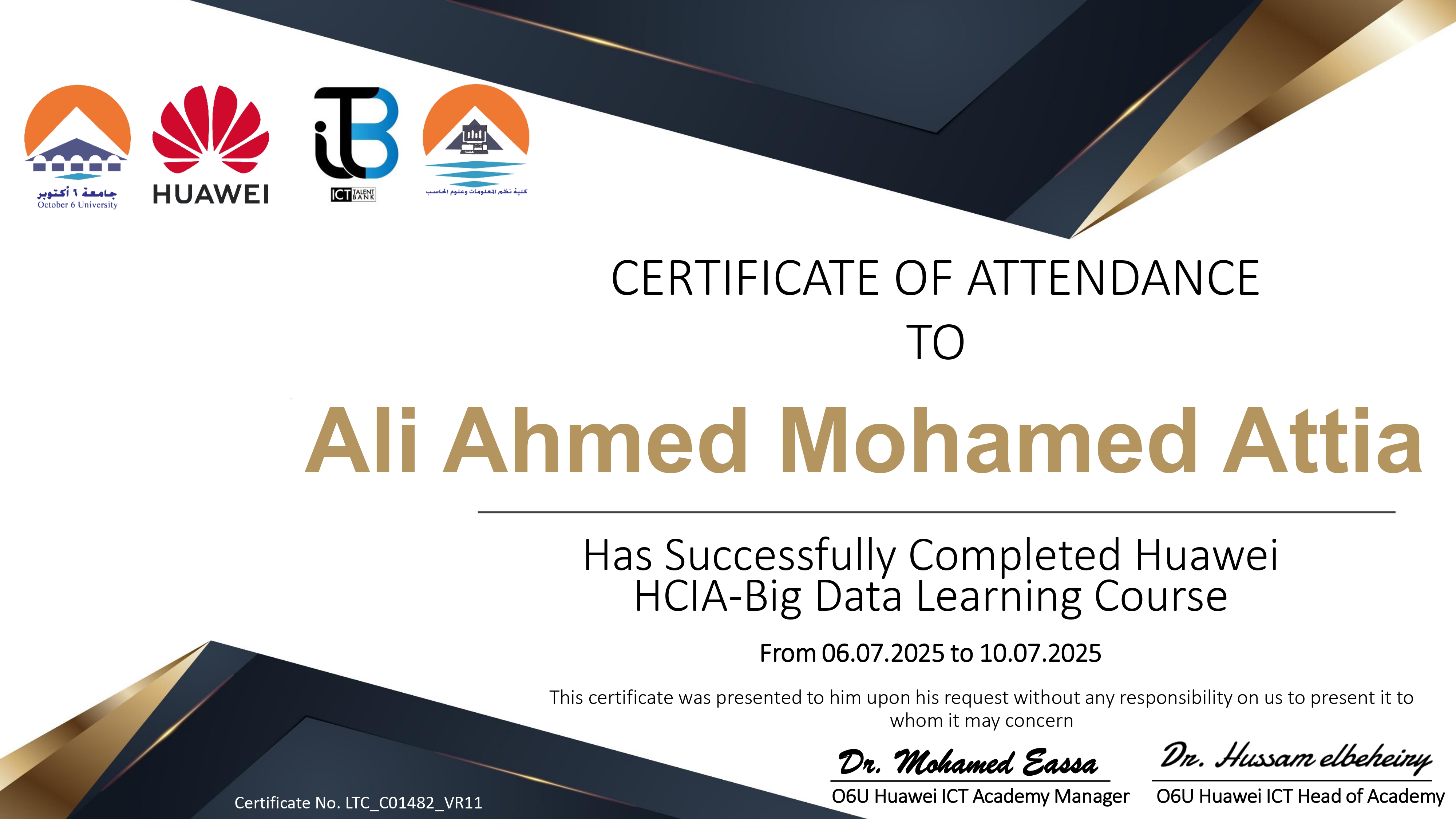 HCIA-Big Data V3.5 Course
