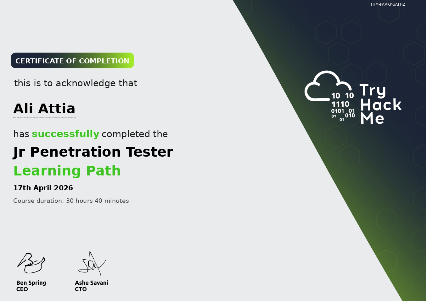 TryHackMe – Penetration Testing Path